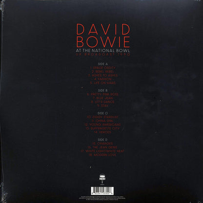 David Bowie - At The National Bowl UK Broadcast 1990: Milton Keynes, England, August 5th 1990 (2xLP) Vinyl Record