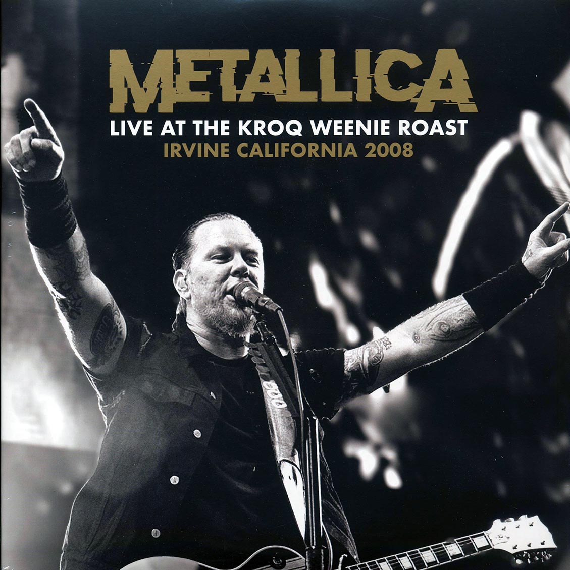 Metallica Live At The KROQ Weenie Roast, Irvine, California 2008 2xLP clear Vinyl Record