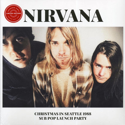 Nirvana Christmas In Seattle 1988: Sub Pop Launch Party ltd. ed. 2xLP clear Vinyl Record