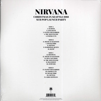 Nirvana Christmas In Seattle 1988: Sub Pop Launch Party 2xLP Vinyl Record