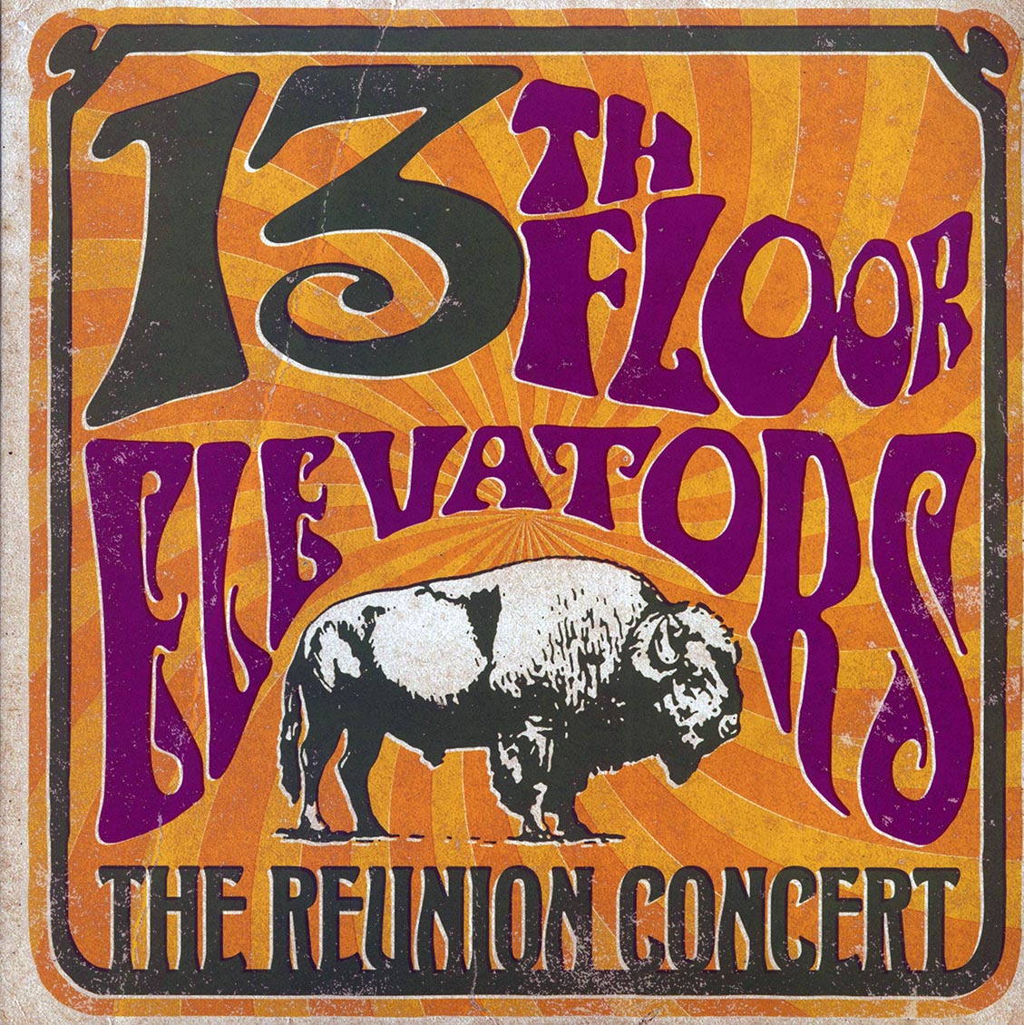 The 13th Floor Elevators - The Reunion Concert: Liberty Lunch, Houston, Texas, 11th August 1984 (2xLP) (yellow vinyl) Vinyl Record