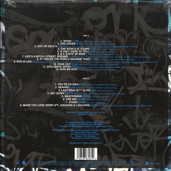 Nas Made You Look God's Son Live 2002 Vinyl Record