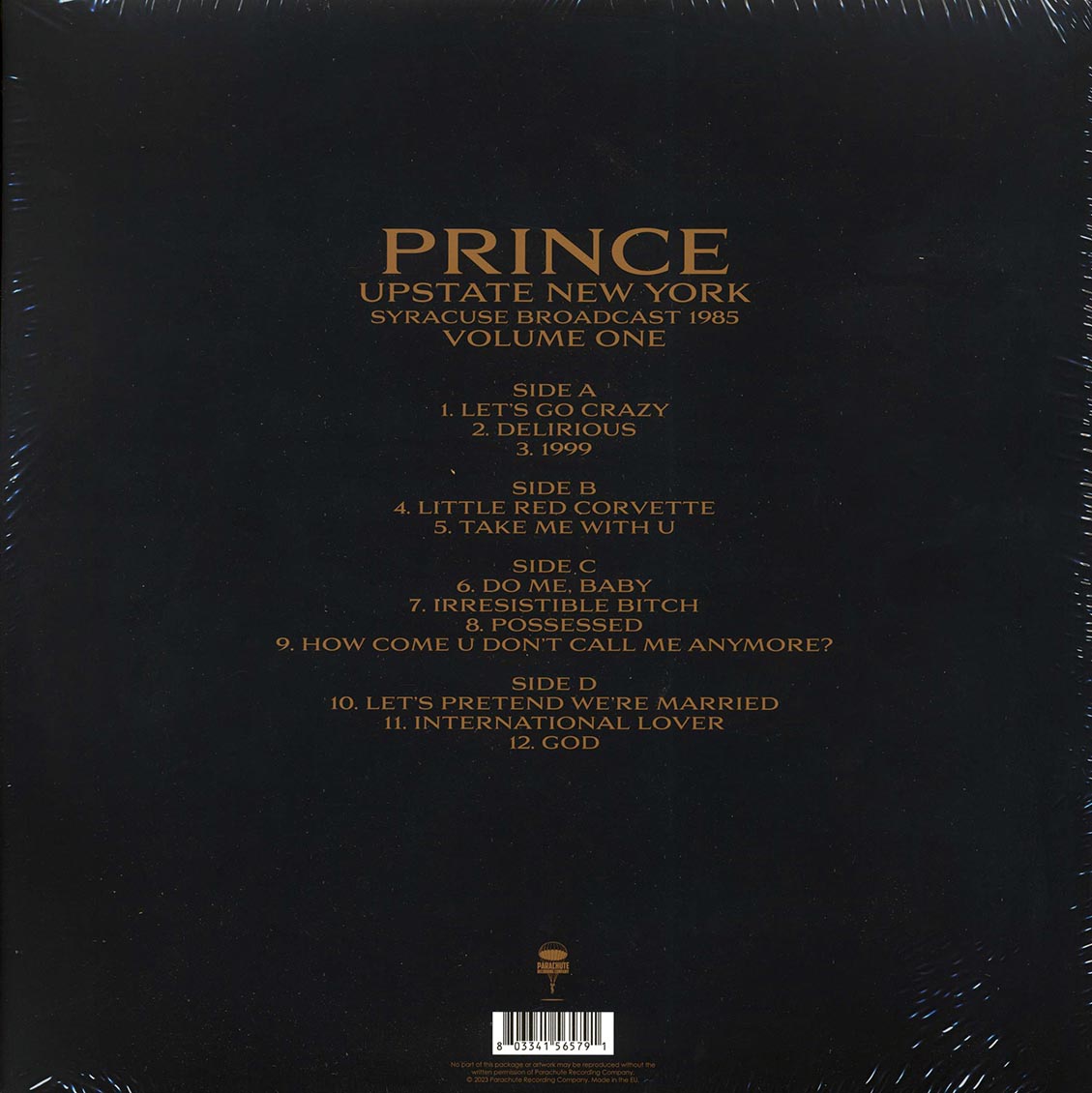 Prince - Upstate New York Volume 1: Syracuse Broadcast 1985 (2xLP) Vinyl Record