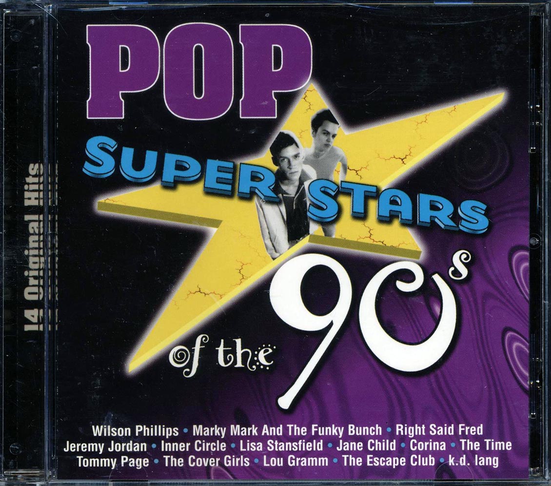 Wilson Phillips KD Lang Marky Mark Etc Pop Super Stars Of The '90s Music CD