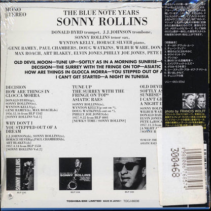 Sonny Rollins - The Blue Note Years (Japan) (deluxe mini-LP slipsleeve edition) Music CD