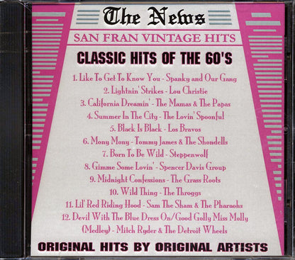 The Mamas & The Papas The Troggs Los Bravos Steppenwolf Etc Classic Hits Of The 60's Music CD