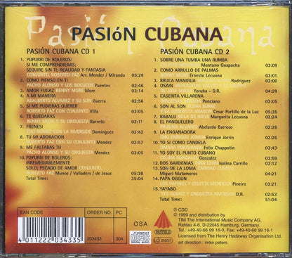Conjunto, Tito Gomez Y Orquestra Riverside, Etc. - Pasion Cubana (25 tracks) (2xCD) Music CD