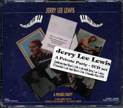 Jerry Lee Lewis - A Private Party: Recorded Live On December 31, 1978, Dalton, Georgia (24 tracks) (2xCD) Music CD