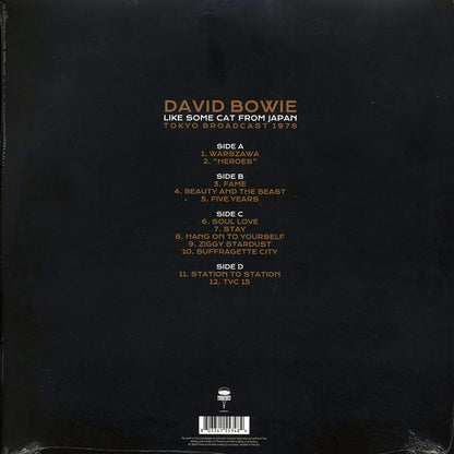 David Bowie - Like Some Cat From Japan: Tokyo Broadcast 1978 (ltd. ed.) (2xLP) (clear vinyl) Vinyl Record