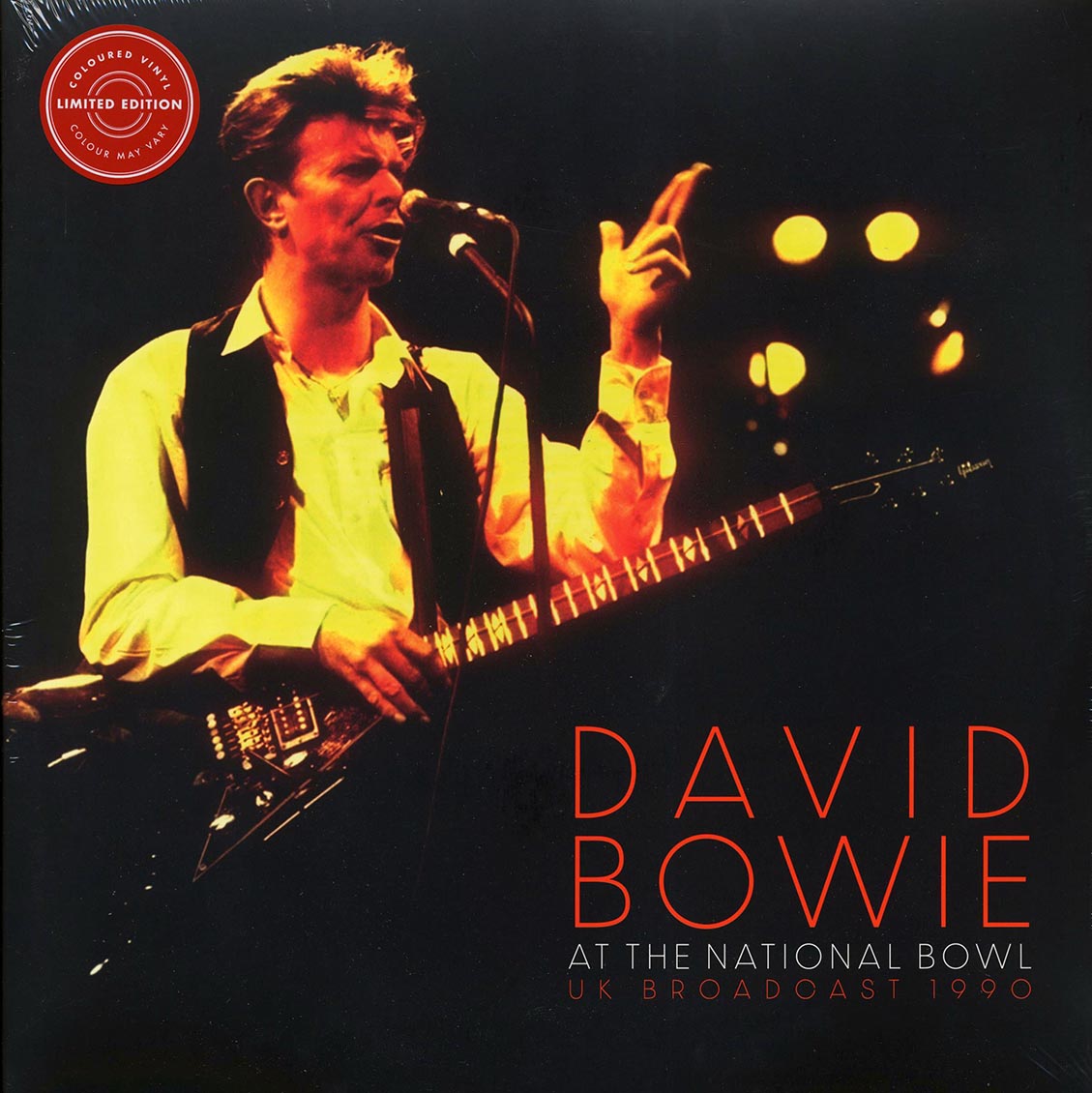 David Bowie - At The National Bowl UK Broadcast 1990: Milton Keynes, England, August 5th 1990 (ltd. ed.) (2xLP) (white vinyl) Vinyl Record