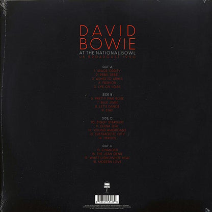 David Bowie At The National Bowl UK Broadcast 1990 Vinyl Record