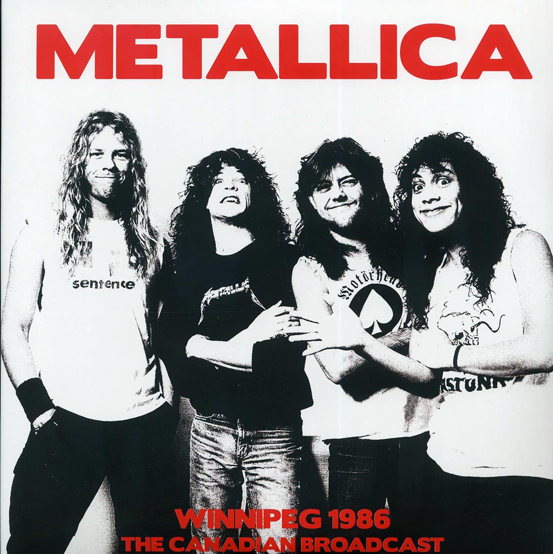 Metallica Winnipeg 1986: The Canadian Broadcast ltd. ed. 2xLP red Vinyl Record