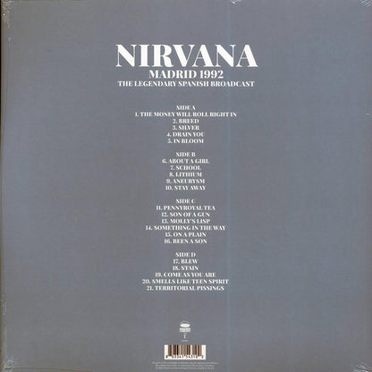 Nirvana Madrid 1992: The Legendary Spanish Broadcast ltd. ed. 2xLP red Vinyl Record