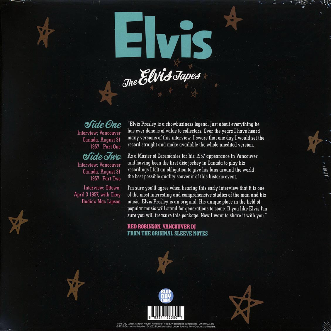 Elvis Presley - The Elvis Tapes (ltd. ed.) (clear vinyl) Vinyl Record