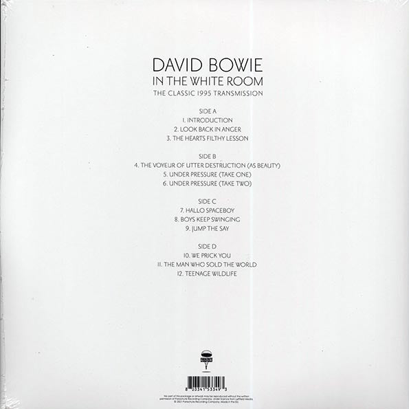 David Bowie In The White Room, The Classic 1995 London Transmission Vinyl Record