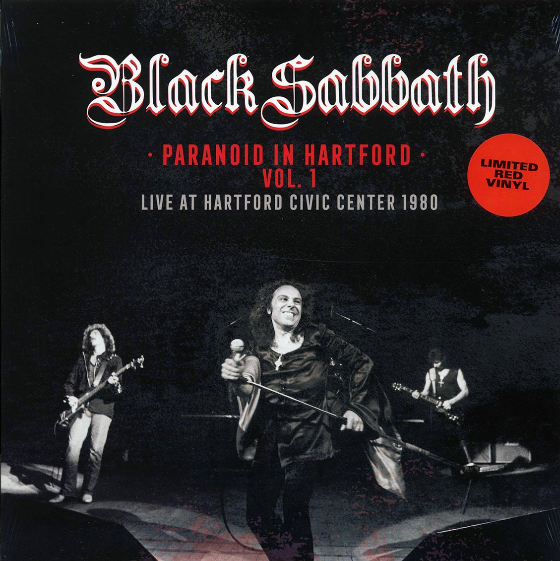 Black Sabbath - Paranoid In Hartford Volume 1: Live At Hartford Civic Center, Hartford Connecticut August 10th 1980 (red vinyl) Vinyl Record