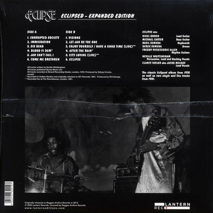 Eclipse - Eclipsed: Expanded Edition (+4 bonus tracks) (expanded edition) Vinyl Record