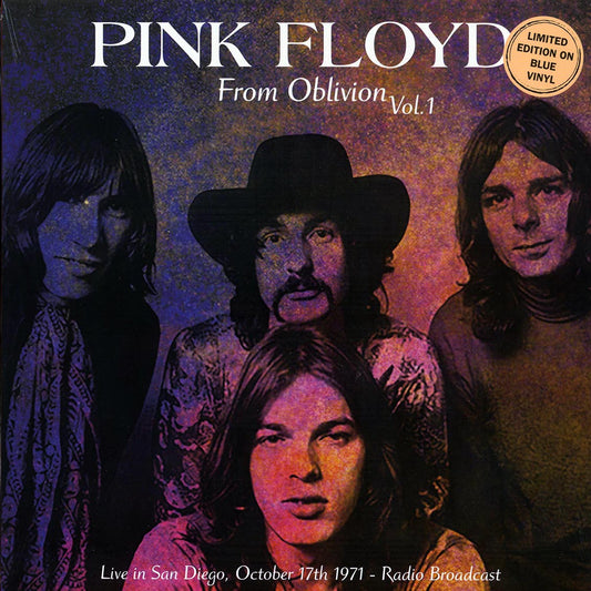Pink Floyd From Oblivion Volume 1: Live In San Diego, October 17th, 1971 blue Vinyl Record