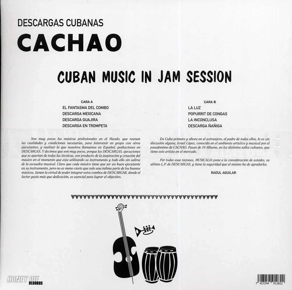 Cachao - Cuban Music In Jam Sessions Vinyl Record