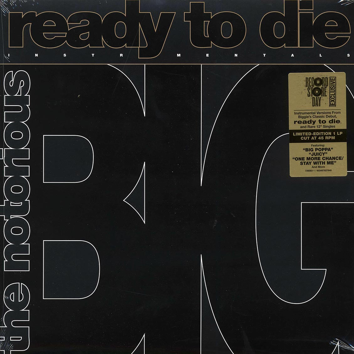 The Notorious BIG - Ready To Die Instrumentals (RSD 2024) (ltd. ed.) Vinyl Record