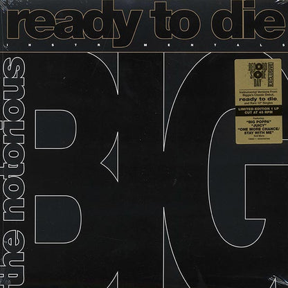 The Notorious BIG Ready To Die Instrumentals Vinyl Record