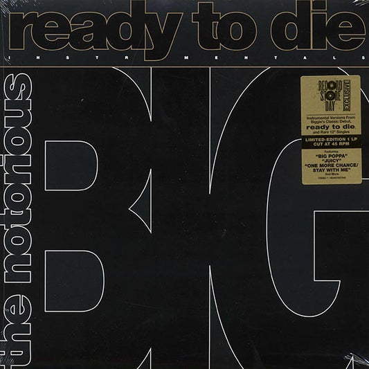The Notorious BIG Ready To Die Instrumentals Vinyl Record