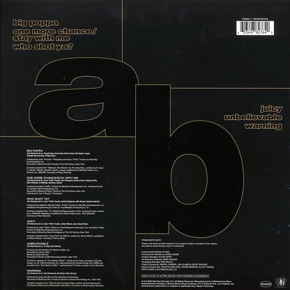 The Notorious BIG - Ready To Die Instrumentals (RSD 2024) (ltd. ed.) Vinyl Record