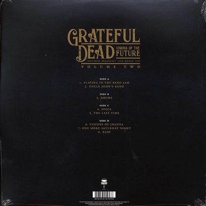 Grateful Dead Visions Of The Future Volume 2 Spectrum Broadcast 1995 Vinyl Record