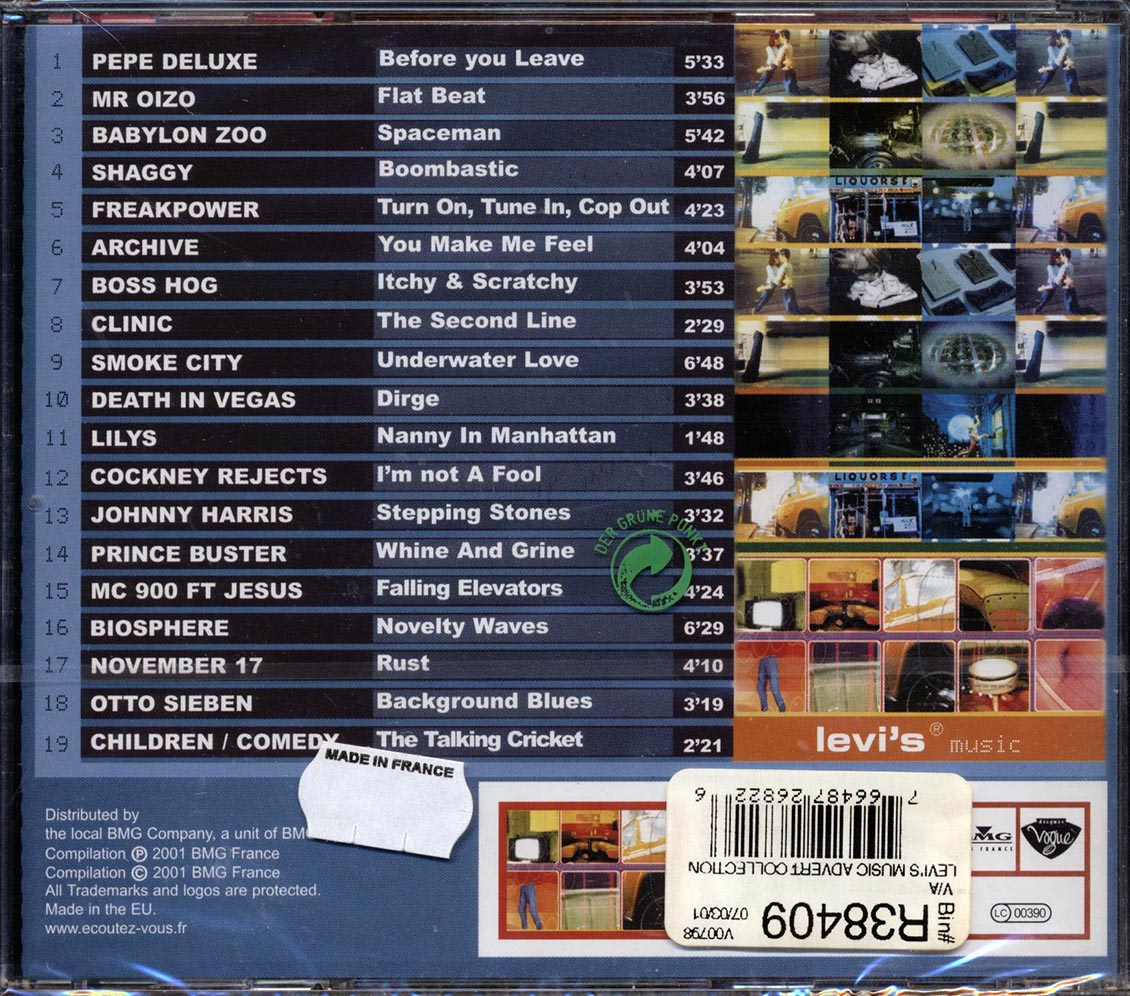 Prince Buster, Shaggy, Archive, Death In Vegas, Etc. - Levi's Music Music CD
