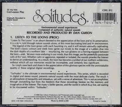 Dan Gibson - Solitudes: Environmental Sound Experiences Volume 21, Listen To The Loons Music CD
