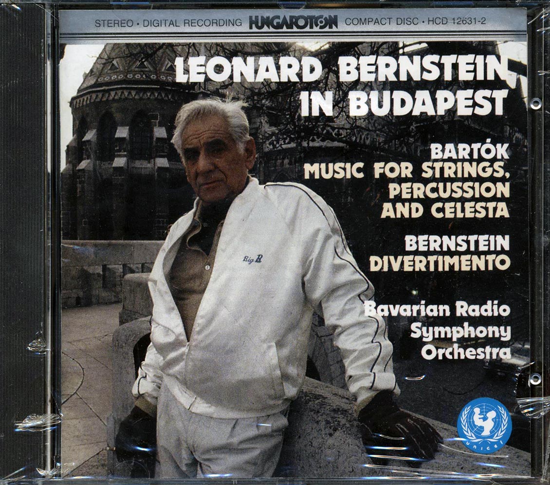 Bartok, Bernstein, Bavarian Radio Symphony Orchestra - Leonard Bernstein In Budapest: Music For Strings, Percussion And Celesta / Divertimento (incl. 20-page booklet) Music CD
