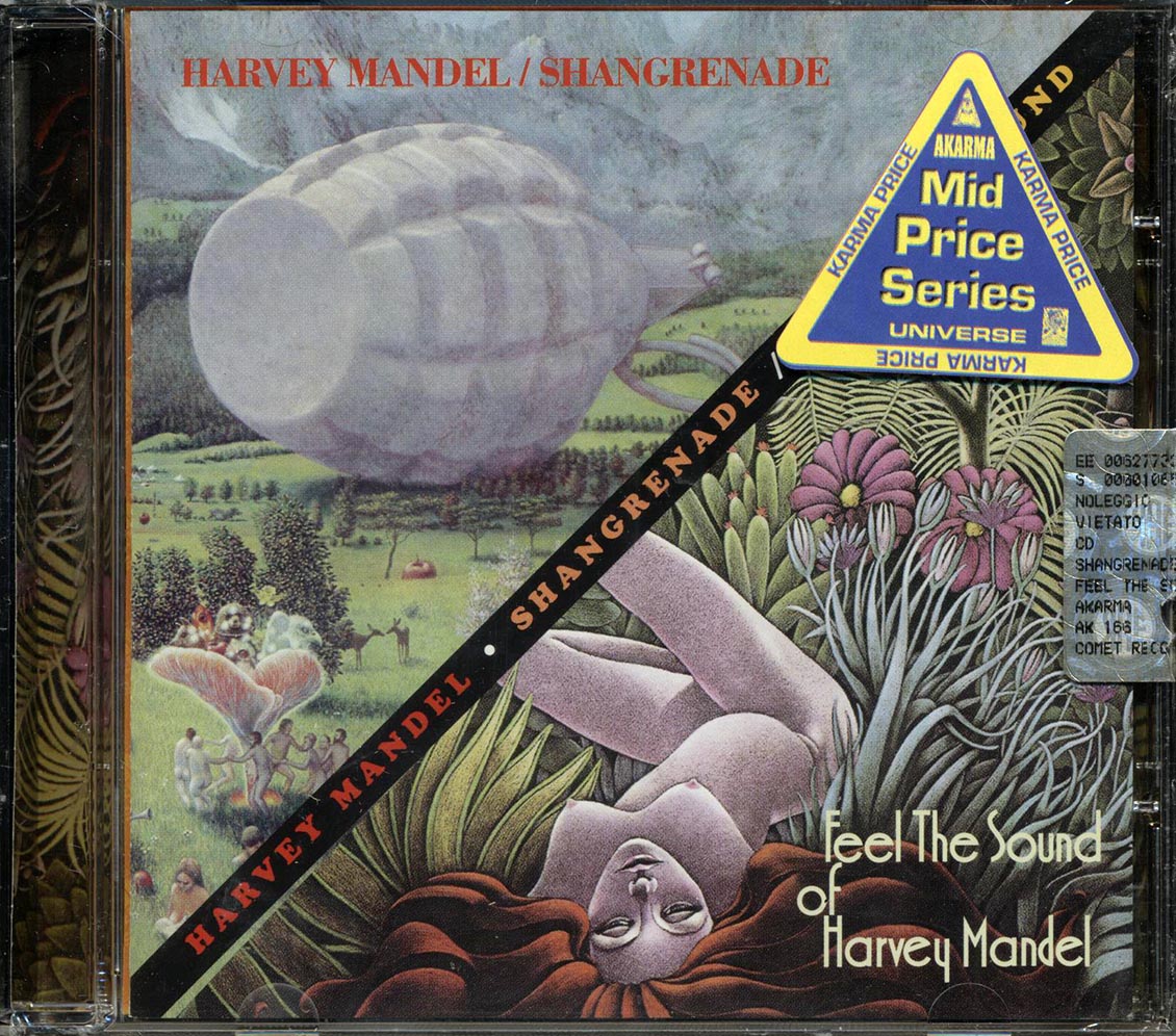 Harvey Mandel - Shangrenade + Feel The Sound Of Harvey Mandel (2 albums on 1 CD) Music CD