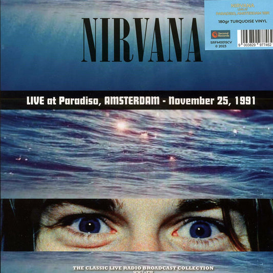 Nirvana Live At Paradisio, Amsterdam, November 25, 1991 180g turquoise Vinyl Record