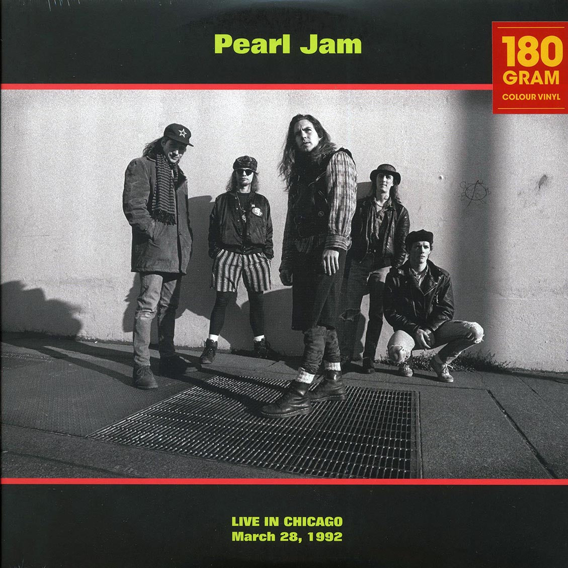 Pearl Jam Live In Chicago March 28, 1992 180g red Vinyl Record