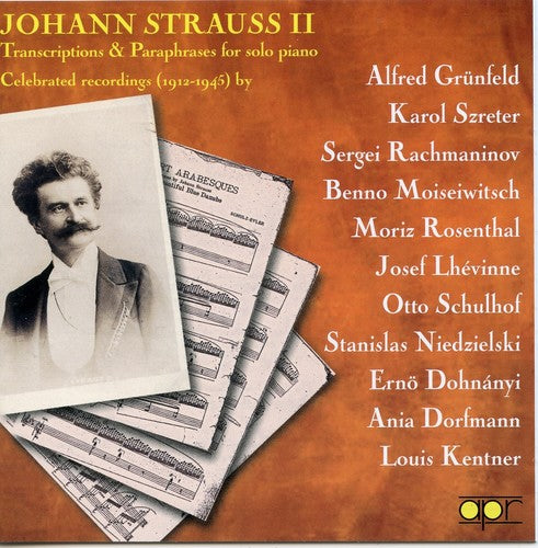 Strauss,johann / Grunfeld / Szreter / Rachmaninoff - Transcriptions & Paraphrases For Solo Piano - Music CD