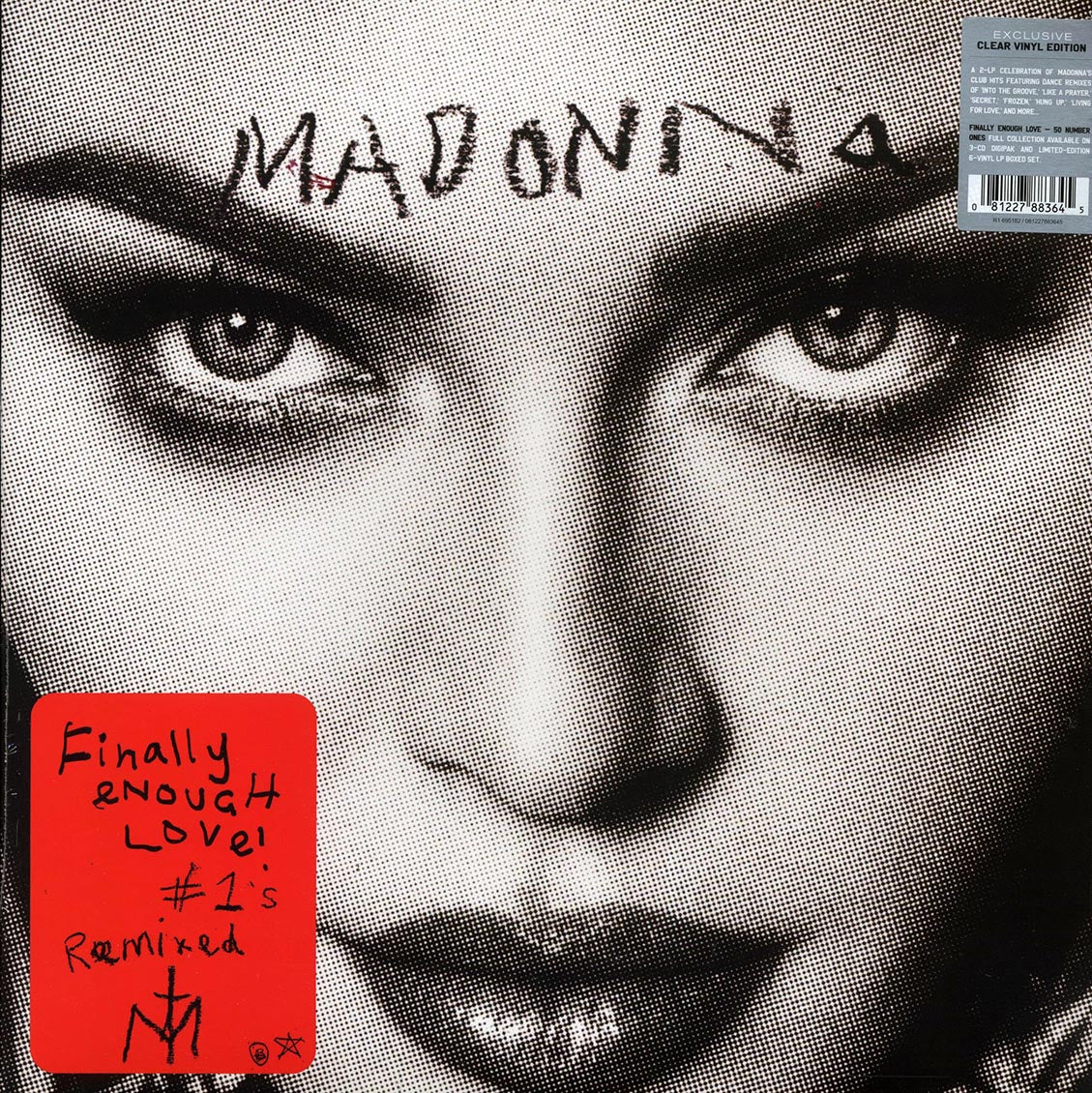 Madonna - Finally Enough Love (ltd. ed.) (2xLP) (remastered) (clear vinyl) Vinyl Record