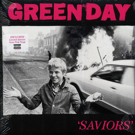 Green Day Saviors pink Vinyl Record