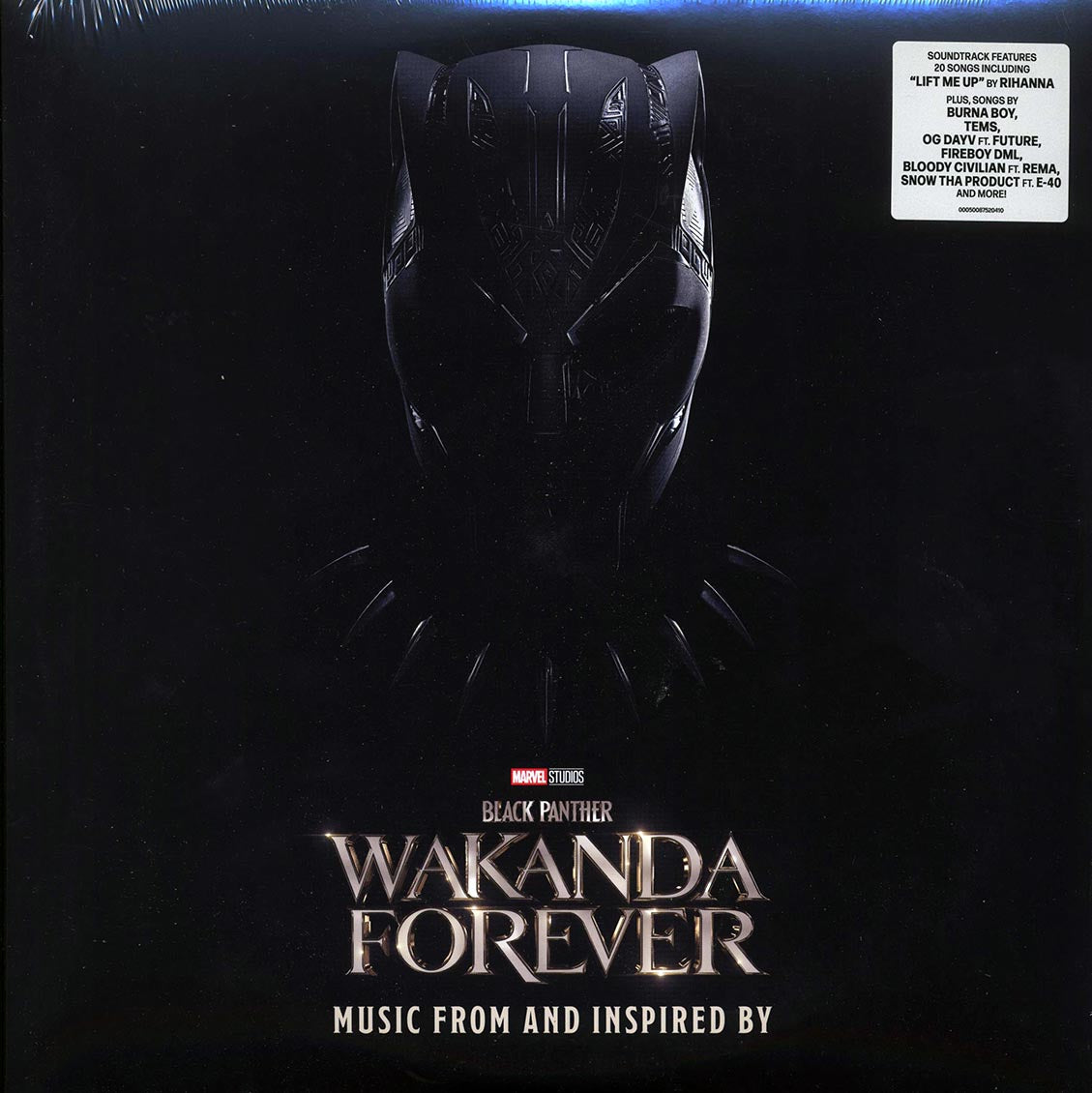 Rihanna, Burna Boy, Tems, Future, Etc. - Music From And Inspired By Black Panther: Wakanda Forever (2xLP) Vinyl Record