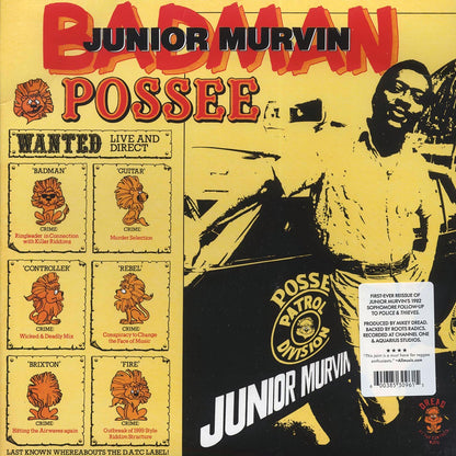 Jr. Murvin - Bad Man Possee (ltd. 500 copies made) Vinyl Record