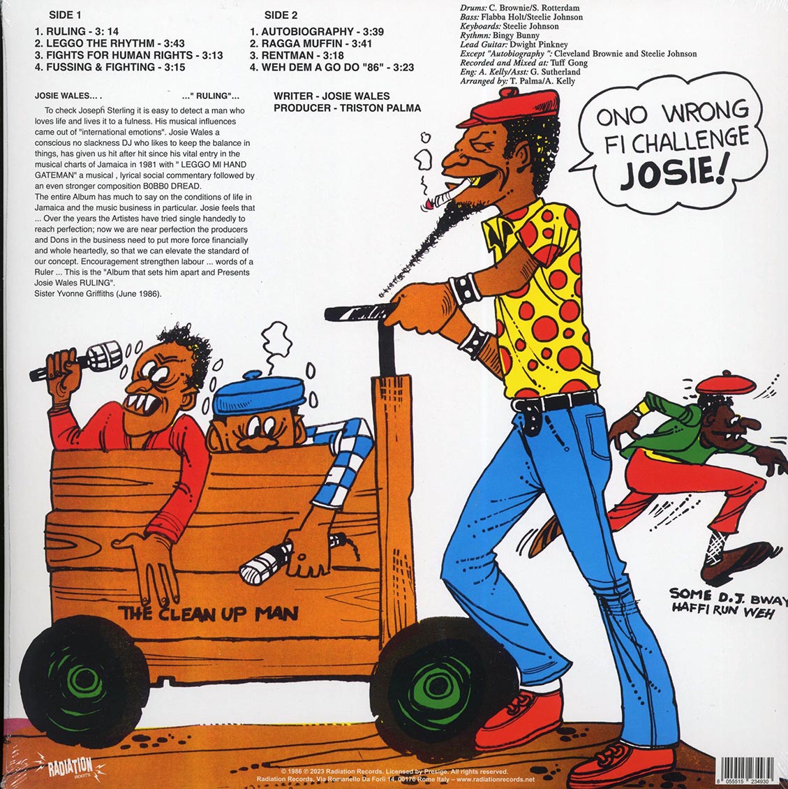 Josey Wales - Ruling Vinyl Record