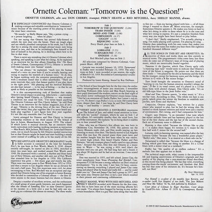 Ornette Coleman - Tomorrow Is The Question (ltd. 500 copies made) (clear vinyl) Vinyl Record