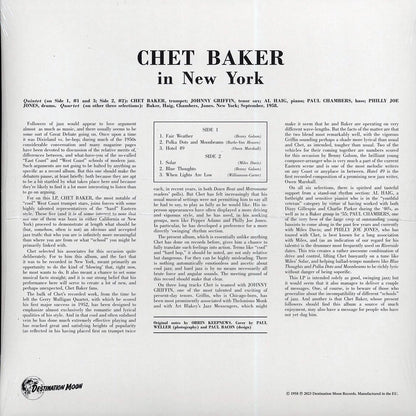 Chet Baker - In New York (ltd. 500 copies made) (clear vinyl) Vinyl Record