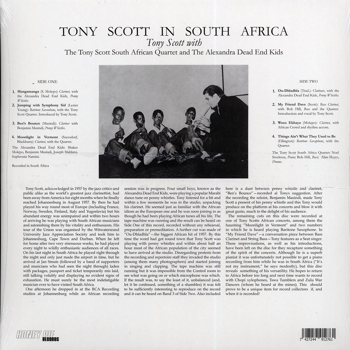 Tony Scott - Tony Scott In South Africa Vinyl Record