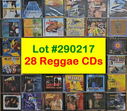 Luciano, Cutty Ranks, Sizzla, Dennis Brown, Morgan Heritage, Michael Rose, Bushman, Etc. - Lot #290217: 28 Reggae CDs (NEW/SEALED) Music CD