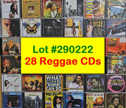 U Roy, The Skatalites, Gregory Isaacs, Bob Marley, John Holt, Mad Professor, Dennis Brown, Etc. - Lot #290222: 28 Reggae CDs (NEW/SEALED) Music CD
