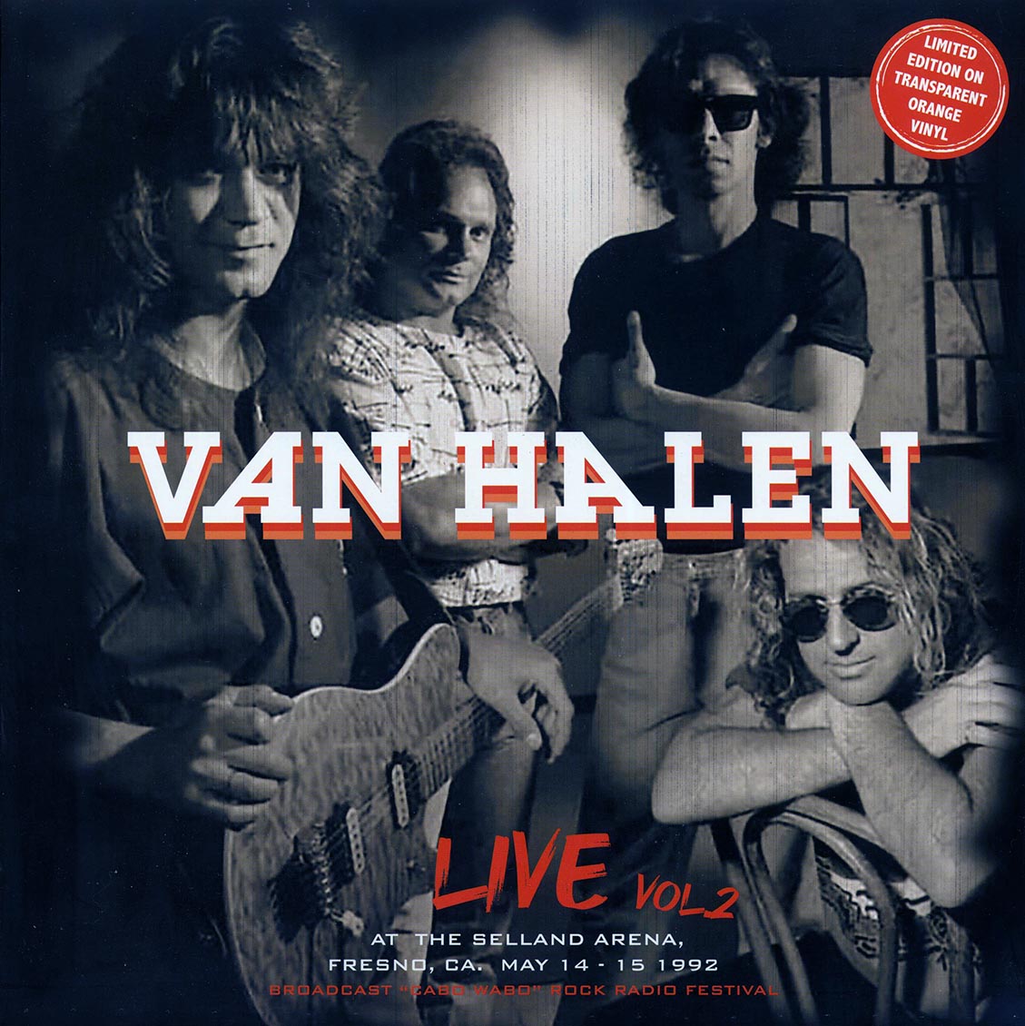Van Halen Live At The Selland Arena Volume 2, Fresno, CA, May 1415 1992 orange Vinyl Record