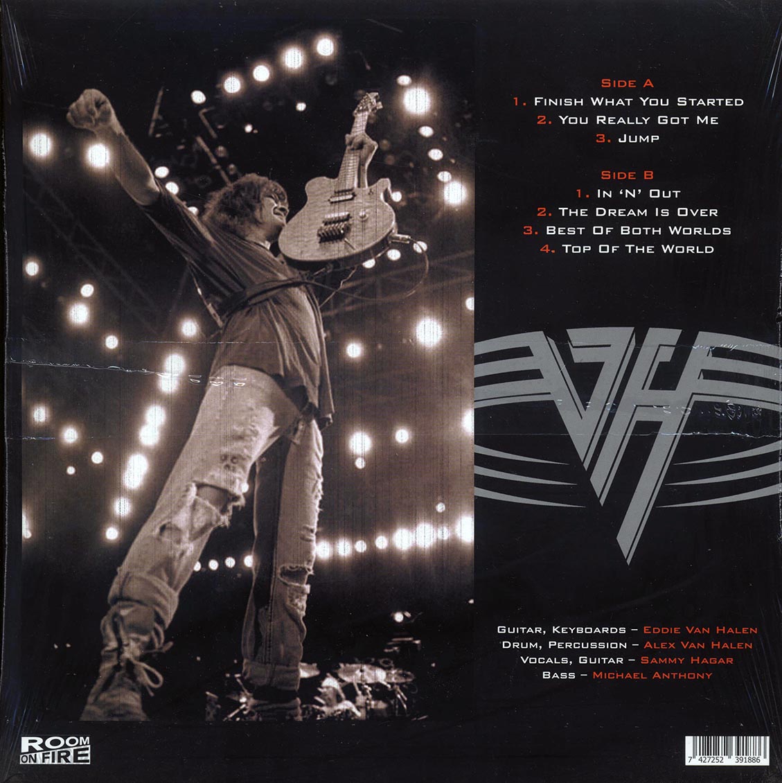 Van Halen Live At The Selland Arena Volume 2, Fresno, CA, May 1415 1992 orange Vinyl Record