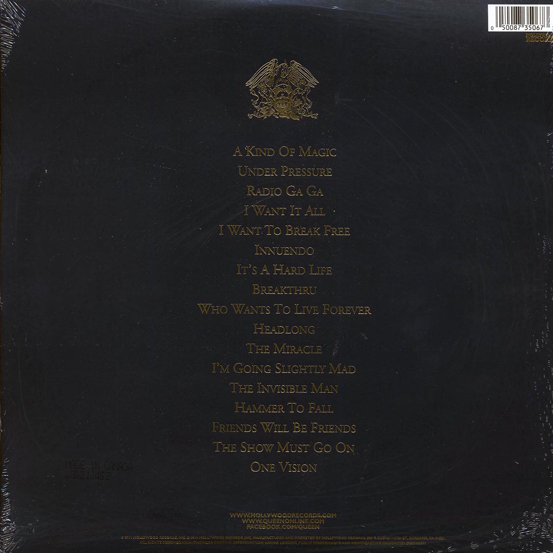 Queen - Greatest Hits II (2xLP) (180g) Vinyl Record