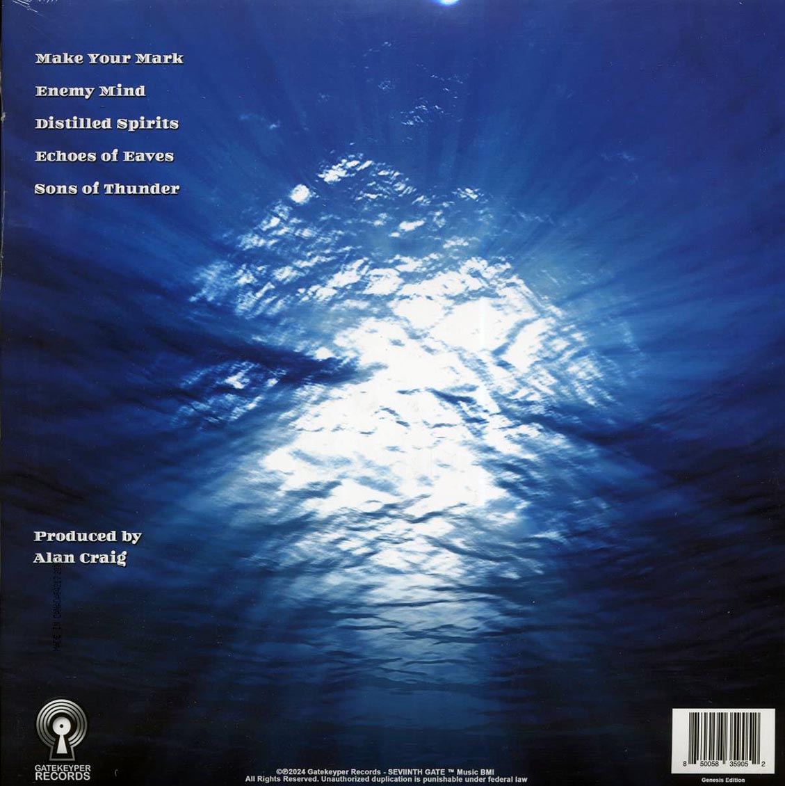 Seviinth Gate - Face Of The Deep (ltd. ed.) (blue vinyl) Vinyl Record