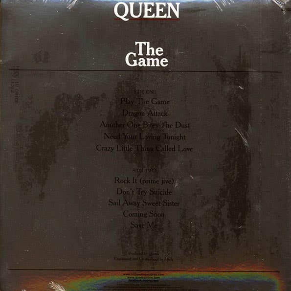 Queen The Game Vinyl Record